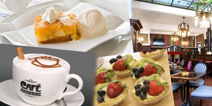 99 Kč za 2 francouzské dezerty a 2 čerstvě upražené kávy v Café Amandine.  Nový objev rozmlsaných pražských kávičkářů se slevou 60 %.