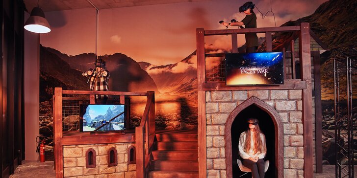 Zábava v moderním herním parku: virtuální realita na 60 min. pro 1 osobu i rodinu