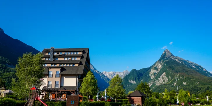 Dovolená ve slovinském Bovci v údolí Soči: 4* hotel, snídaně či polopenze, ideální pro sporty a výlety