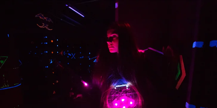 Hra pro 1 či 2 os. ve zrekonstruované laser game aréně s nejlepší technikou
