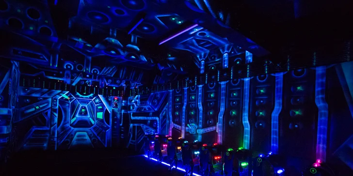 Hra pro 1 či 2 os. ve zrekonstruované laser game aréně s nejlepší technikou