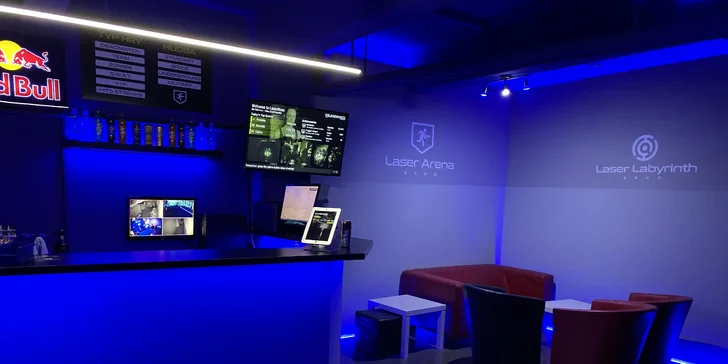 Hra v nejmodernější laser game aréně s nabušenou technikou: vstup pro 4 - 10 osob