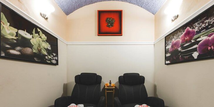 Intenzivní relax pro dva: finská sauna a 60–90minutová masáž dle výběru