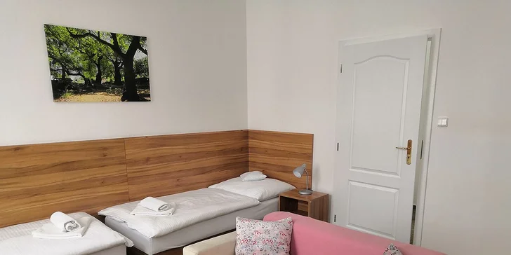 Pobyt v centru Uherského Brodu: dvoulůžkový pokoj nebo apartmán a snídaně