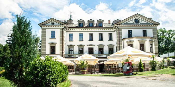 Pobyt v Golf Resortu Konopiště: snídaně, polopenze či plná penze, procedury a neomezený wellness