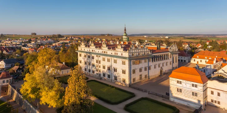 Krásy Litomyšle: moderní ubytování u zámku, snídaně i balíček s wellness a vstupem do chrámu