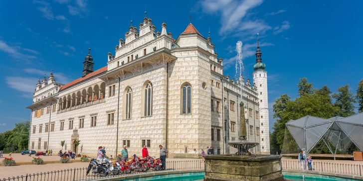 Designový hostel přímo u zámku Litomyšl: bohaté snídaně, možnost sauny i vstupu do chrámu