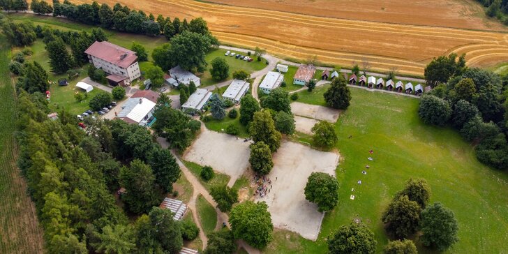 Letní tábor v Křižanově: 7 nocí, ubytování, strava a spousta zábavy pro děti od 5 do 17 let