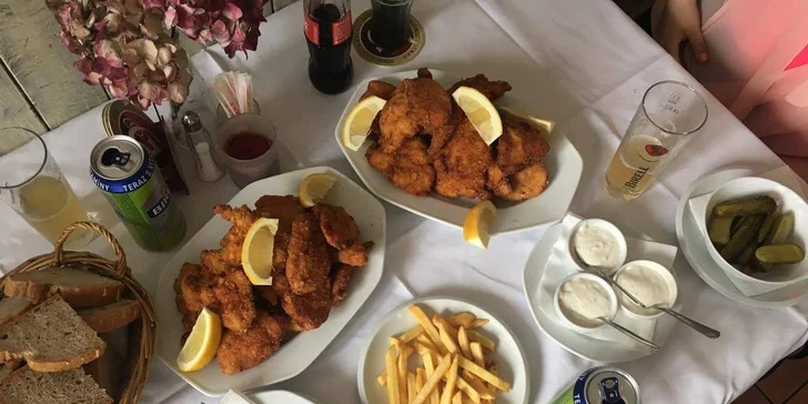 Pro dva i pro partu: 1 nebo 2 kg šťavnatých řízků v restauraci Pod Jasanem