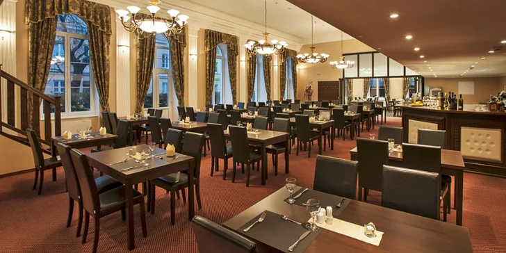 Vstup do saunového světa wellness hotelu Millenium a tatarák pro 1 nebo 2 osoby
