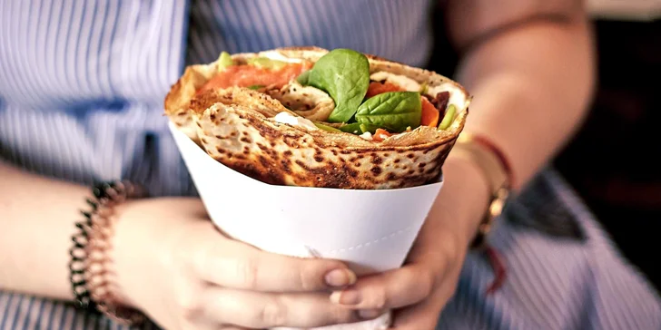 Sladké či slané potěšení v Mc. Crepa & Craft: palačinka dle výběru pro jednoho či pár