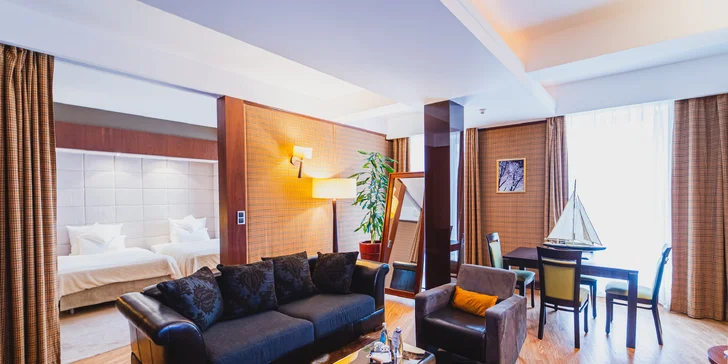 Luxusní hotel v polském Řešově: snídaně či polopenze, wellness a památky