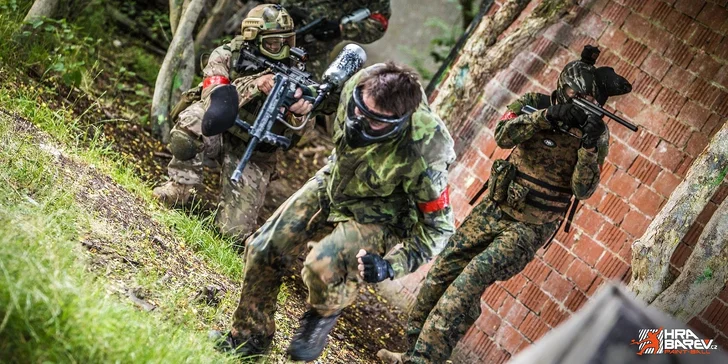 Paintball v největších areálech Evropy: akční hra plná taktiky a adrenalinu