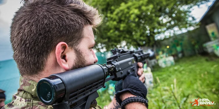 Paintball v největších areálech Evropy: akční hra plná taktiky a adrenalinu