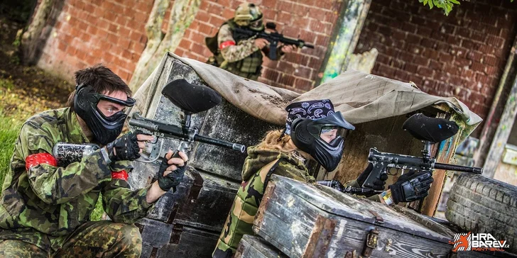 Paintball v největších areálech Evropy: akční hra plná taktiky a adrenalinu