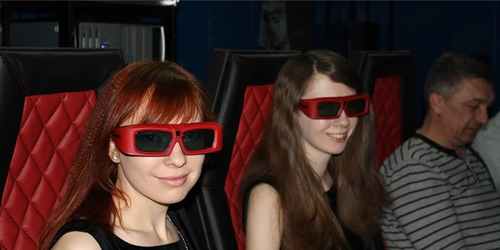 Dva lístky do 7D kina - skvělá zábava a adrenalin