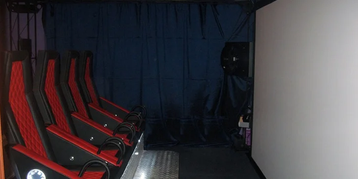 Dva lístky do 7D kina - skvělá zábava a adrenalin