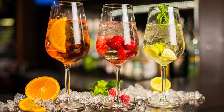 Osvěžte se: Spritz nebo gin & tonic podle výběru v Alibi Baru