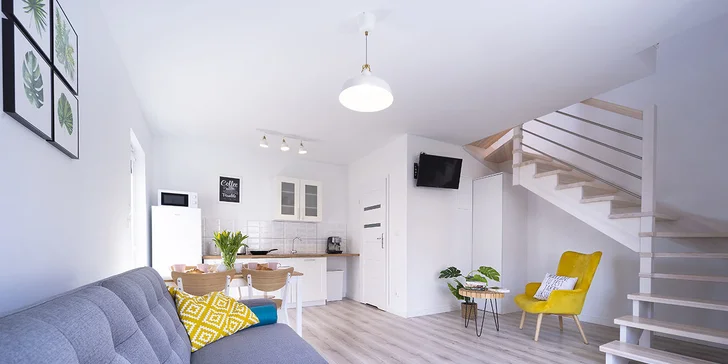 Dovolená na Baltu: moderní domky ve skandinávském stylu až pro 6 osob, okolo lesy, blízko k jezeru i moři