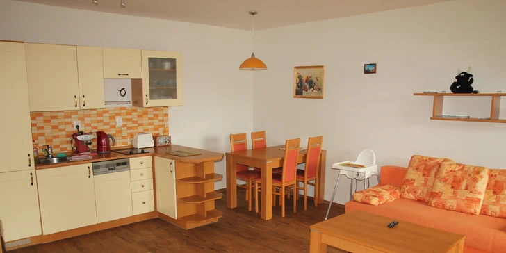 Pronájem moderních apartmánů pro celou rodinu na Klínovci