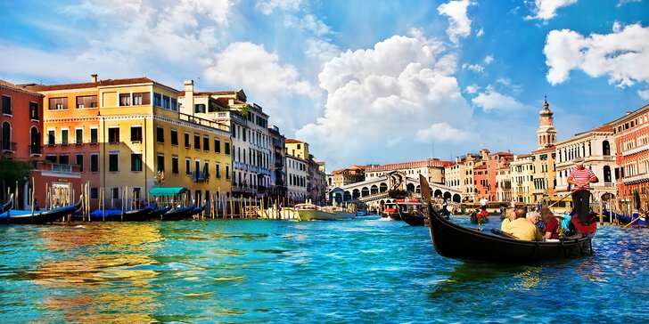 Poznávací zájezd do Benátek a na přilehlé ostrovy: doprava pohodlným autobusem, noc v hotelu, snídaně