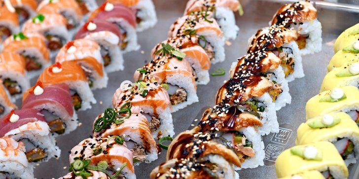Snězte, co můžete v Bufet GoWok na Smíchově: luxusní sushi, wok i grill speciality a nápoj