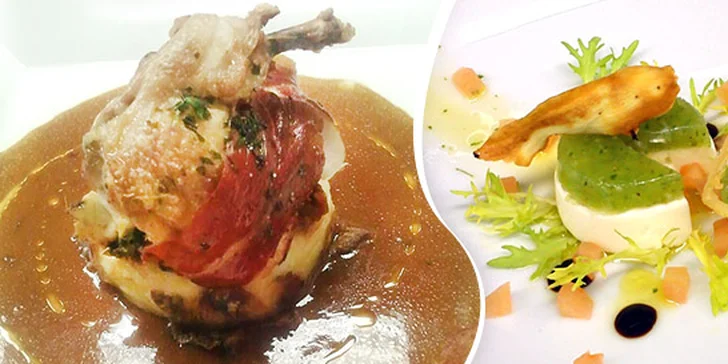 Tříchodové menu v restauraci Akademie