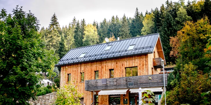 Relax v Harrachově: pobyt v apartmánu s polopenzí pro rodiny i partu přátel