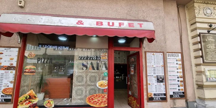 Kebab, döner, dürüm i masový mix grill s přílohou pro 1 nebo 2 osoby