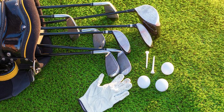 Na den golfistou: 2hodinová lekce s trenérem a opravdová hra ve Slavkově