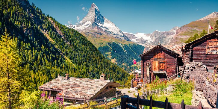 Na vrcholky švýcarských hor: 4denní zájezd k Matterhornu i na Titlis