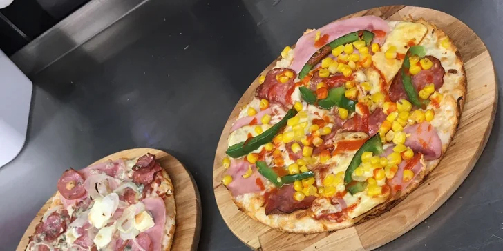 Minipizza z PUNK FOOD bistra: 22 cm, výběr z 5 druhů