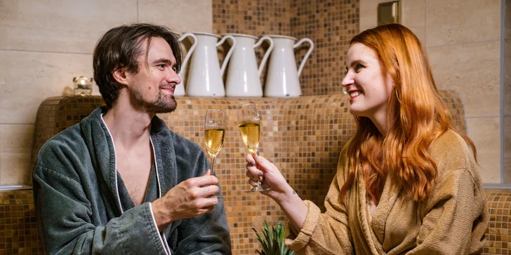 Vstup do saunového světa wellness hotelu Millenium a tatarák pro 1 nebo 2 osoby