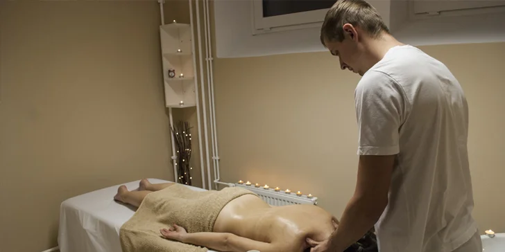 Zasloužený odpočinek: masáž zad a šíje, nohou, celého těla i baňkování