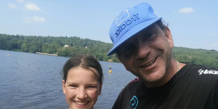 Tryskový let nad vodou: junior flyboard pro děti ve věku 12–15 let