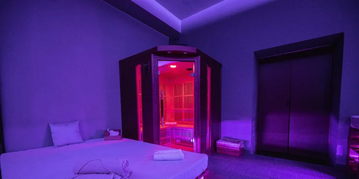 Relax uprostřed Plzně: 120 min. v privátním wellness i s lahví vína pro 2 osoby