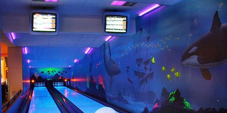 Pronájem dráhy na bowling na 60 nebo 120 minut až pro 6 hráčů