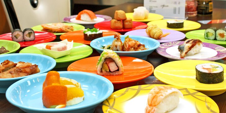 Running sushi: 2hodinová asijská hostina plná dobrot, všední dny i víkendy