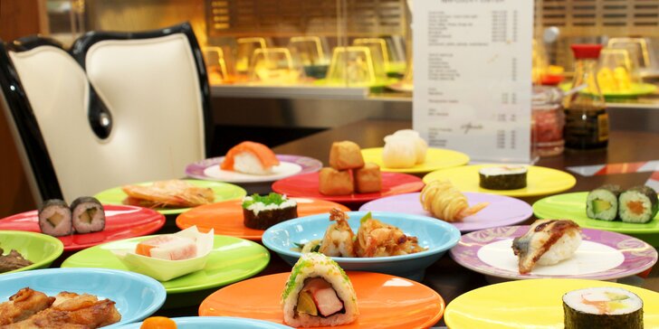 Running sushi: 2hodinová asijská hostina plná dobrot, všední dny i víkendy
