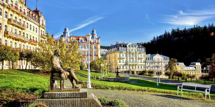 Odpočiňte si v Mariánských Lázních: 4* hotel, polopenze i wellness procedury