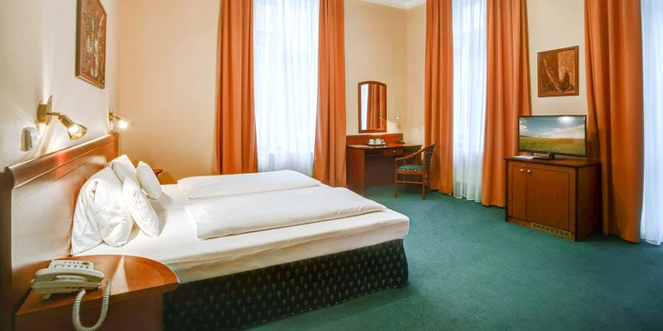 Odpočiňte si v Mariánských Lázních: 4* hotel, polopenze i wellness procedury