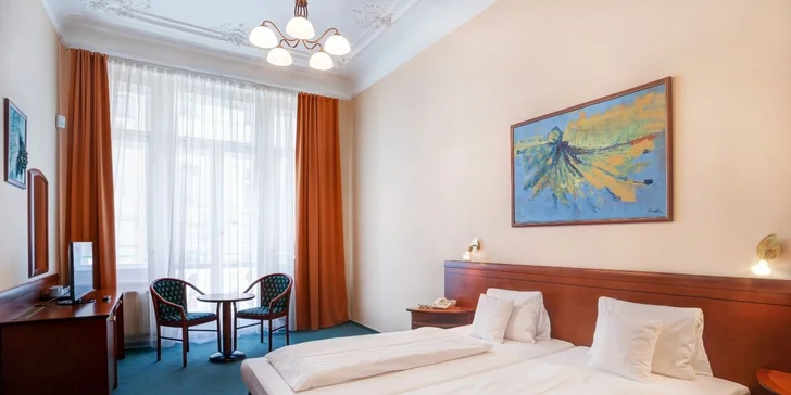 Odpočiňte si v Mariánských Lázních: 4* hotel, polopenze i wellness procedury