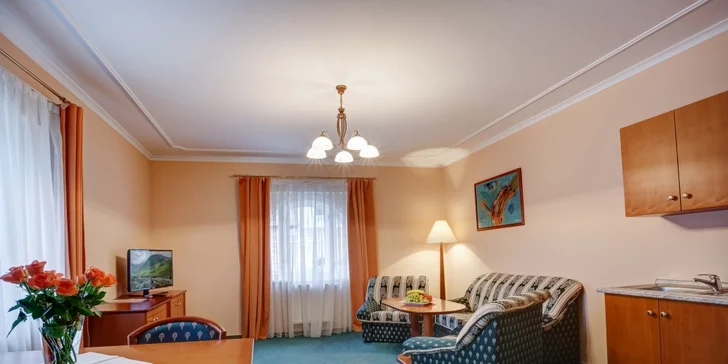 Odpočiňte si v Mariánských Lázních: 4* hotel, polopenze i wellness procedury