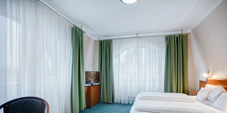 Odpočiňte si v Mariánských Lázních: 4* hotel, polopenze i wellness procedury