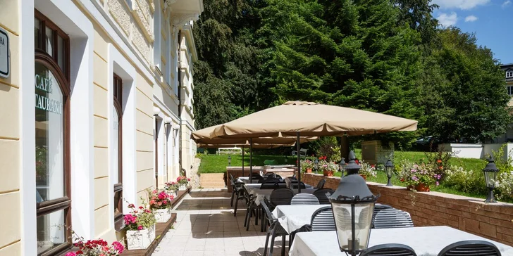 Odpočiňte si v Mariánských Lázních: 4* hotel, polopenze i wellness procedury