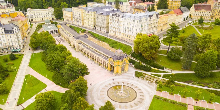 Odpočiňte si v Mariánských Lázních: 4* hotel, polopenze i wellness procedury