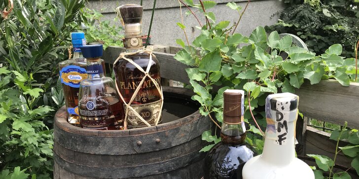 Řízená degustace pro jednoho i partu: 5 rumů z Kolumbie, Barbadosu i Kanárských ostrovů