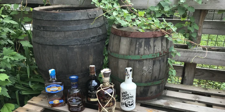 Řízená degustace pro jednoho i partu: 5 rumů z Kolumbie, Barbadosu i Kanárských ostrovů