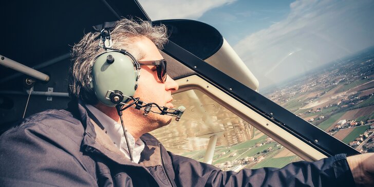 Pilotem kluzáku: 20minutový let nad Kutnou Horou nebo Sázavou