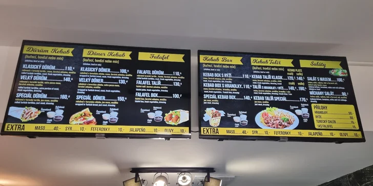 Pravá turecká chuť na Vinohradech: dürüm či döner včetně nápoje pro 1 i 2 osoby
